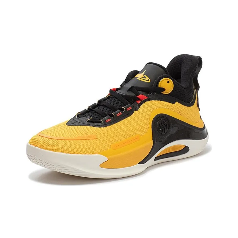 361° AG Slip Resistant, Abrasion Resistant, Breathable Low Top Basketball Shoes Men's Yellow Black-1