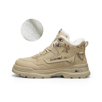 WARRIOR Work Boots Men High Top Khaki