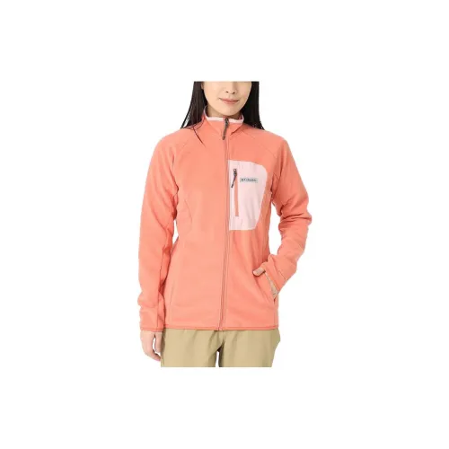 Columbia Outdoor Tracks Velvet Jackets Women's Peach Pink