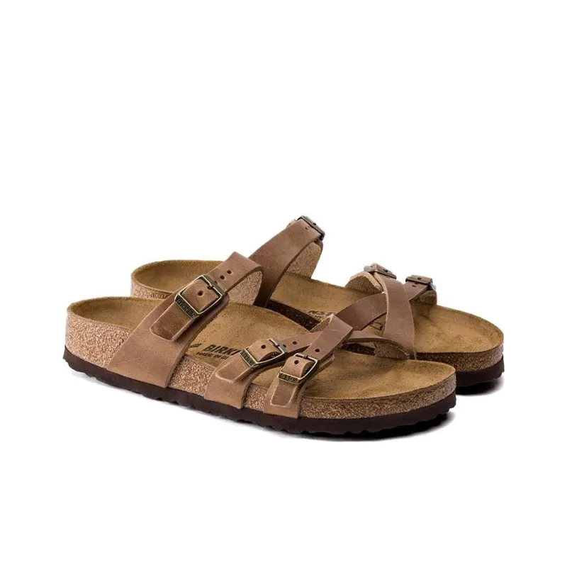 Birkenstock Women's Franca Oiled Leather Sandal 'Tobacco Brown' Women's-2
