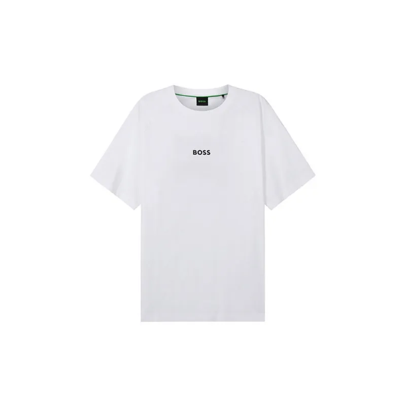 HUGO BOSS Short Sleeved T Shirts Men's White-0
