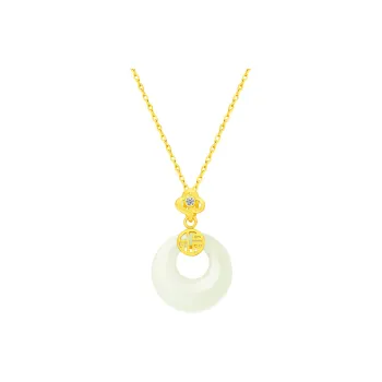 Asia Star Chalcedony Jade Necklaces Women's