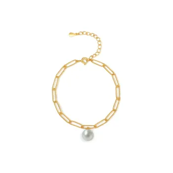 SANDYRILLA Freshwater Pearl S925 Silver Bracelet Women's