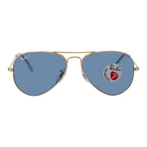 RayBan Metal Aviator Sunglasses Unisex Gold