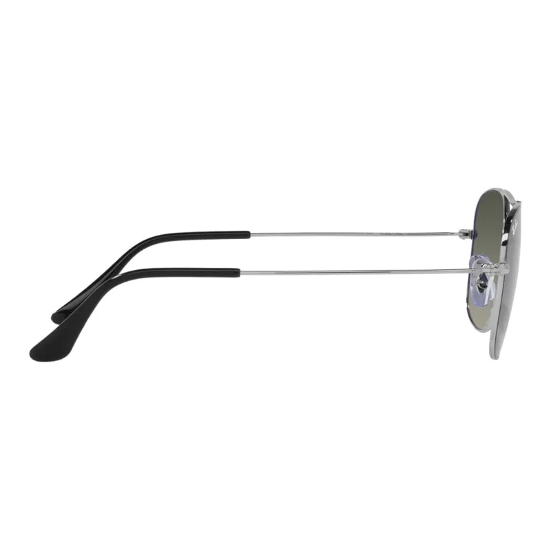 RayBan Metal Aviator Sunglasses Unisex Silver-4