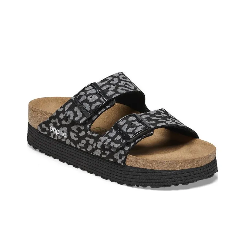 Birkenstock Arizona Grooved Slide Slippers Women's Black Gray Color Narrow Fit-1