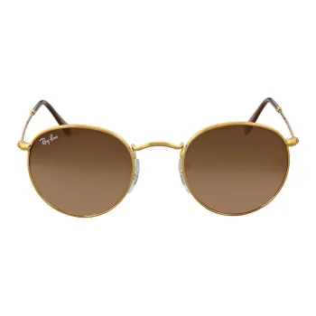 RayBan Oval Sunglasses Men's Brass