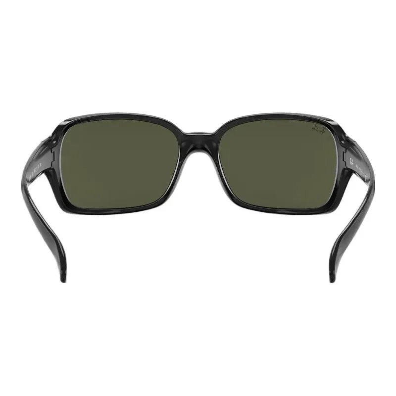 RayBan Rectangular Sunglasses Women's Black-3