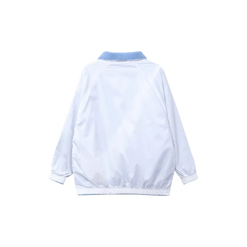 Nike Velvet Jackets Women's Blue-3