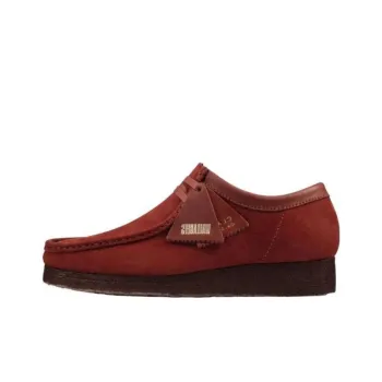 Clarks Originals Wallabee Boot Burgundy Nubuck