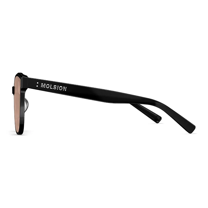 MOLSION Plate Frame Square Sunglasses Unisex-4