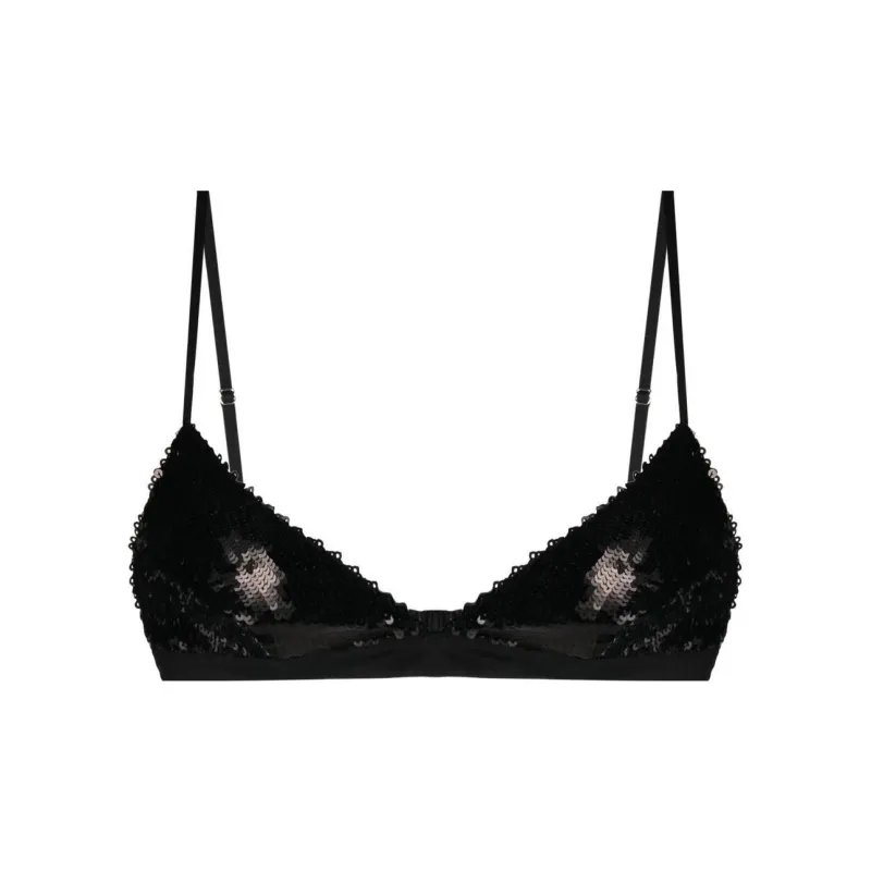 KHAITE Frida Bra 'Black'-0