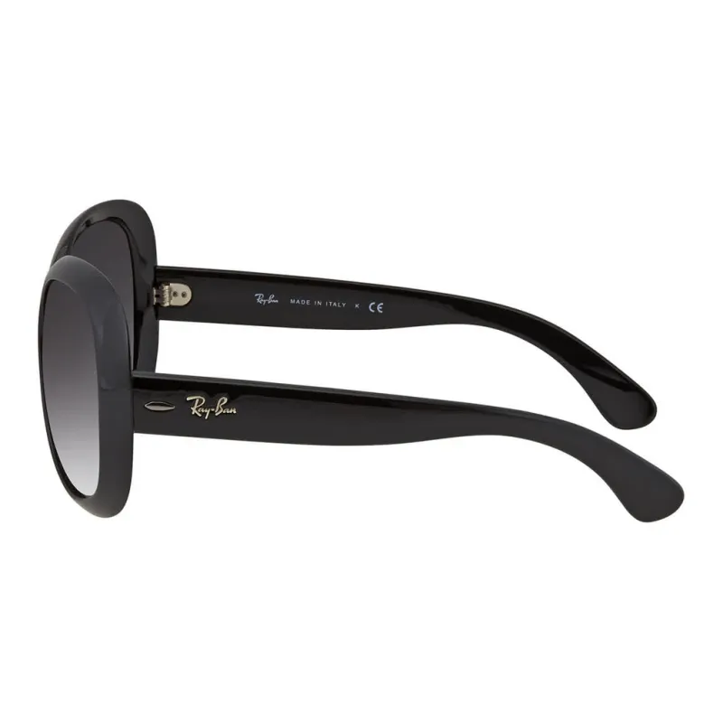 RayBan Irregular Shape Sunglasses Women's Black-2