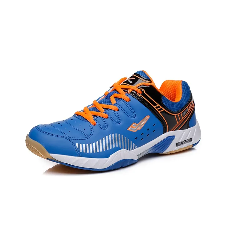 XPD Badminton Shoes Unisex Low Top Neon Green/Royal Blue-9