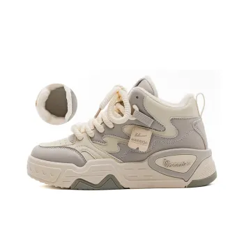 Warrior Warrior Warm Height Increasing High-Top Casual Shoes Women's