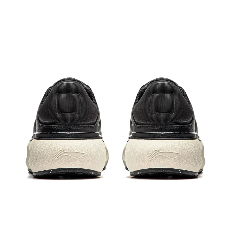 LiNing Yun You C4D Anti Slip Wear Resistant Low Top Casual Shoes Women's Black White-5