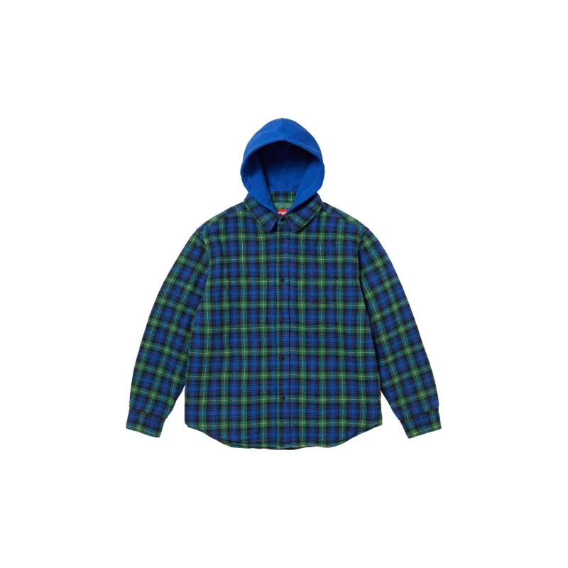 Supreme Tartan Flannel Hooded Shirt - Cheap Rcj Jordan Outlet