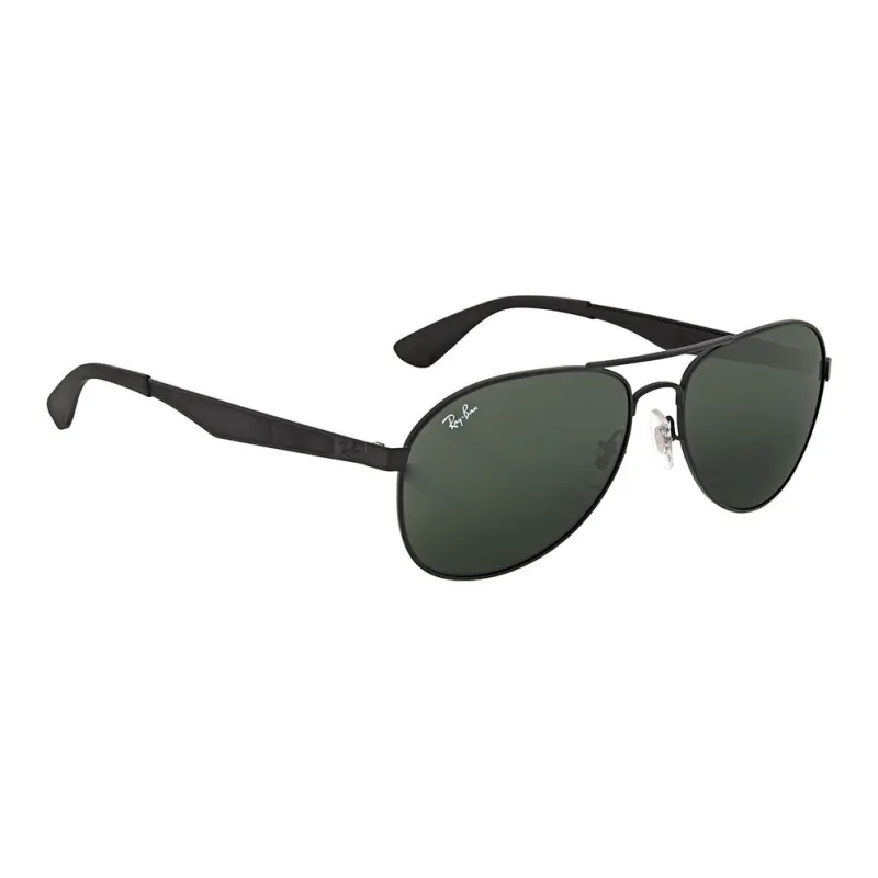 RayBan Metal Aviator Sunglasses Unisex Black-1
