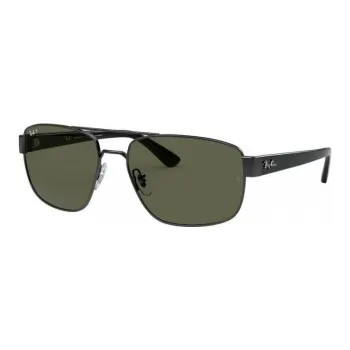 RayBan Rectangular Sunglasses Unisex Black