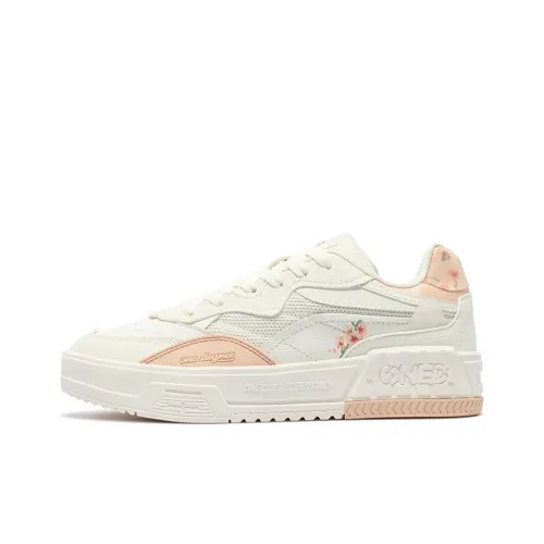 361° Anti-Slip And Wear-Resistant Breathable Low-Top Skateboard Shoes Women's White