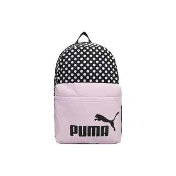 PUMA Fabric Backpack Regular Unisex Black & White & Pink