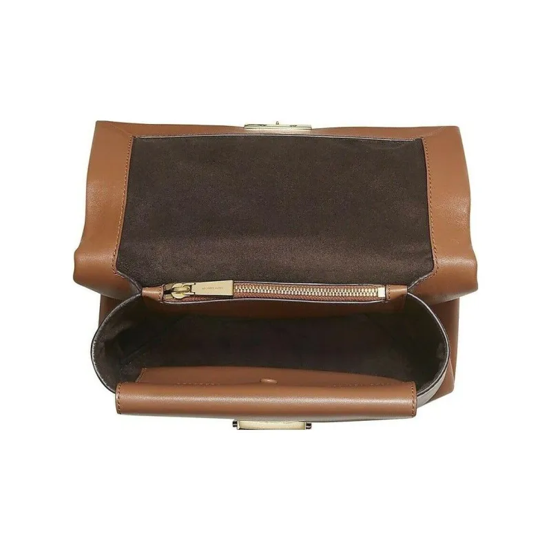 MICHAEL KORS Cece Cow Leather Shoulder Bag Crossbody Bag Medium Size Women's Brown-3