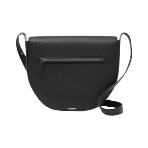Burberry Leather Shoulder Bag Crossbody Bag Men's Black