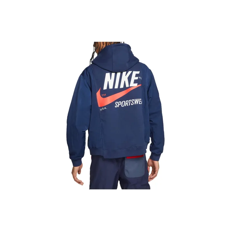 Nike Hoodie Sweatshirt Men's Dark Blue-1