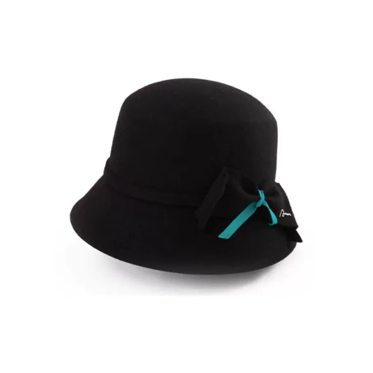 JEFFSUN 100% Wool Top Hats Women's-2