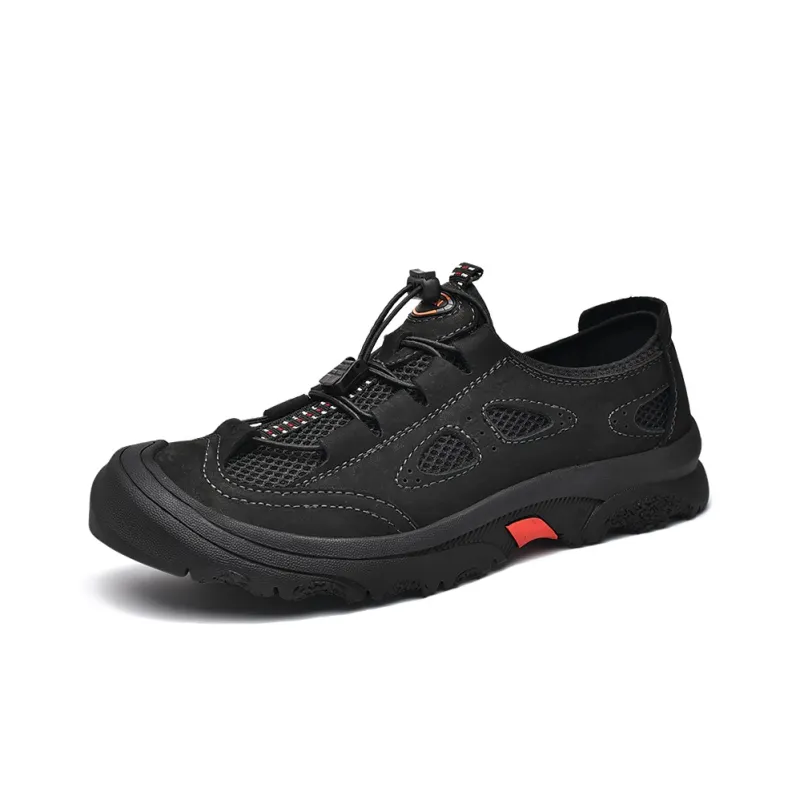 Season Ram Casual Shoes Men Low Top Black/Brown-1