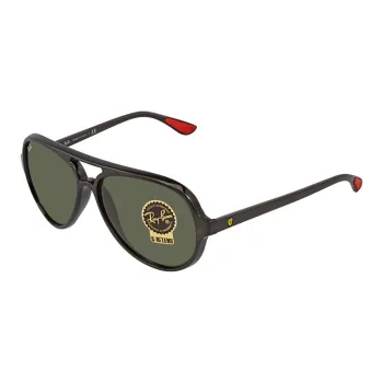 RayBan Nylon Aviator Sunglasses Unisex Black