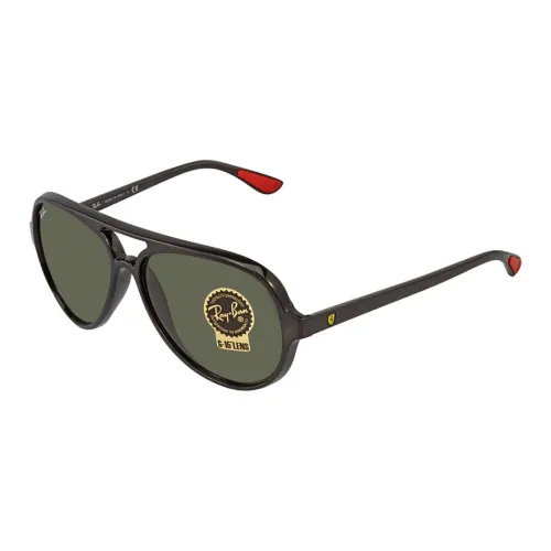RayBan Nylon Aviator Sunglasses Unisex Black
