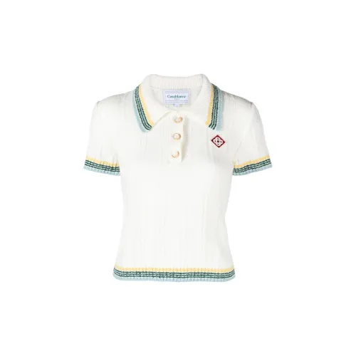 CASABLANCA Polo Shirts Women's White