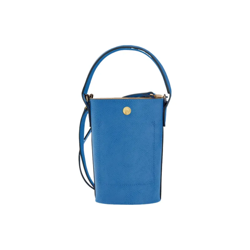 LONGCHAMP Épure Cow Leather Bucket Bag, Shoulder Bag, Crossbody Bag, Handbag Extra Small Women's Blue-3