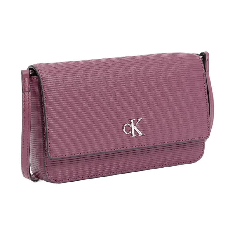 CALVIN KLEIN Polyurethane Shoulder Bag Crossbody Bag Wallet Women's Fuchsia-1