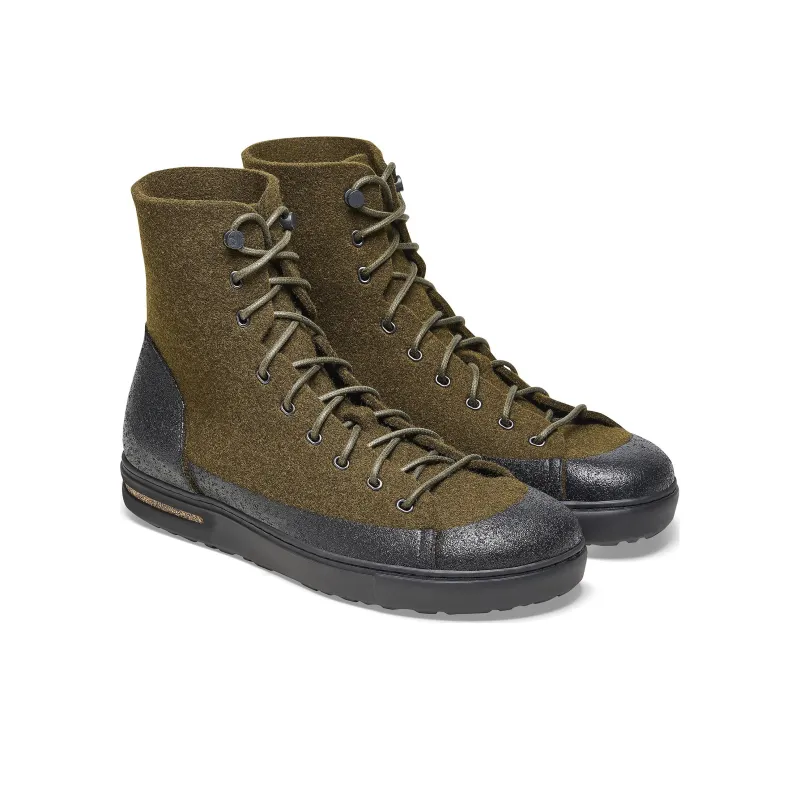 Birkenstock High-Top Skateboard Shoes Unisex Olive Regular-2