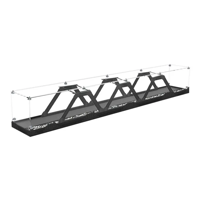KGBOX Used For LEGO Building Block IDEAS 21344 Orient Express Train Figure Display Case Model Accessories-8