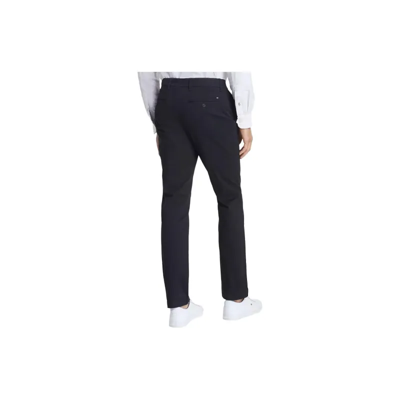 Tommy Hilfiger FW23 Slim Fit Flex Tommy Chino Pants Casual Pants Men's Black-1