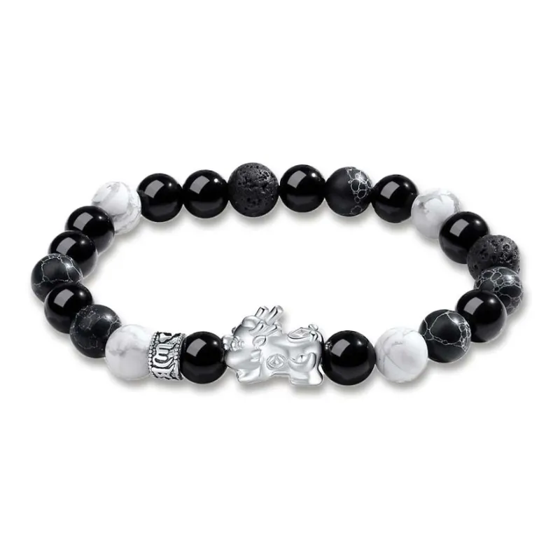 Jingleo Obsidian Bracelets Unisex-3