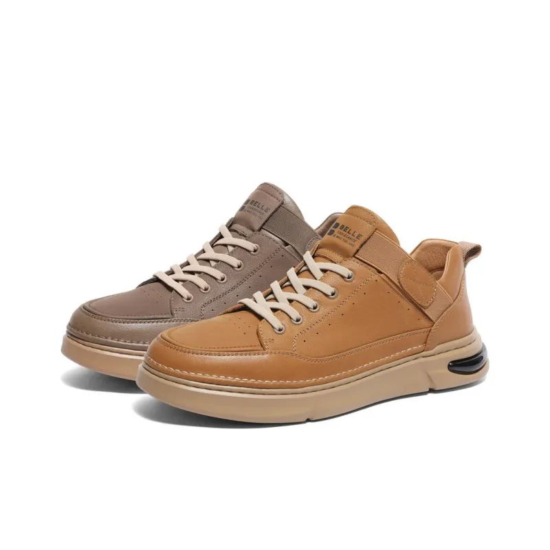 BELLE Slip Resistant Height Increasing Low Top Skateboard Shoes Men's-9