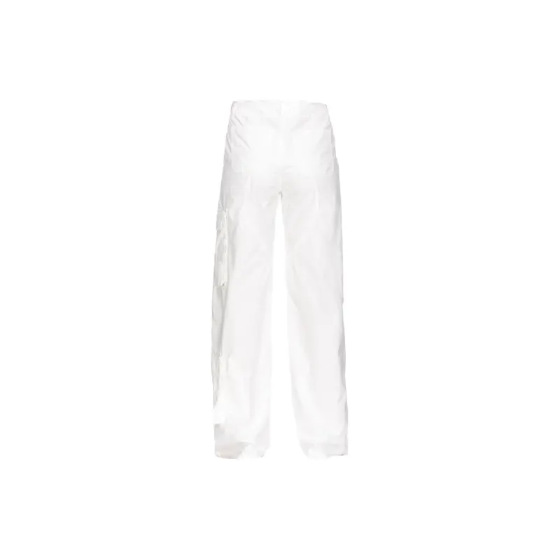 PINKO Pantaloni Cargo Cotone Color Cargo Pants Women's White-1