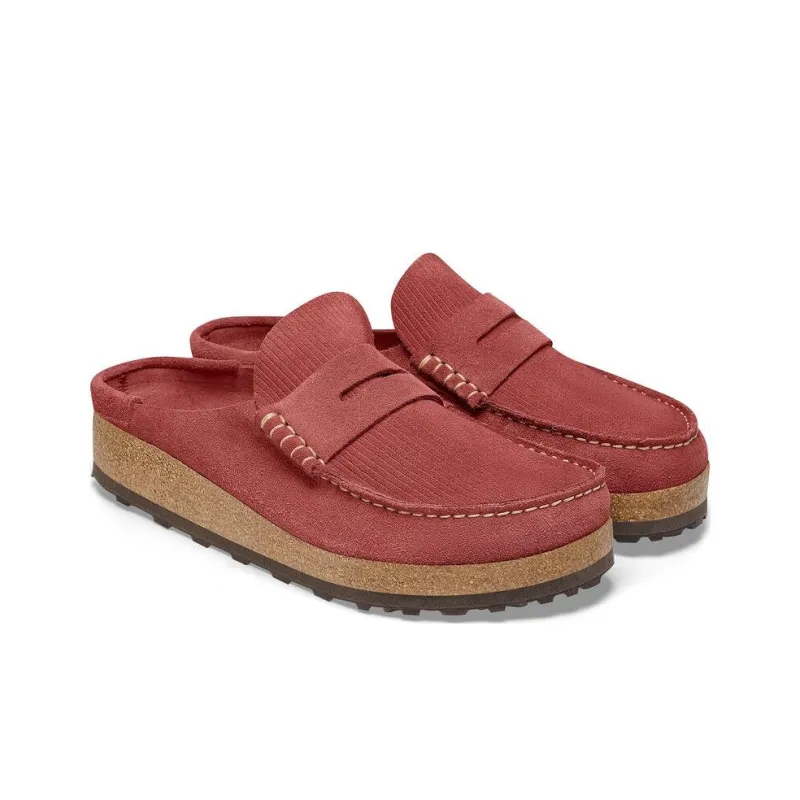 Birkenstock Closed Toe Slippers Unisex Red Regular-2