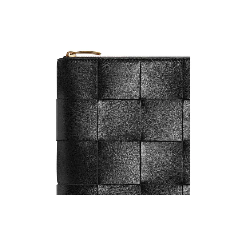 Bottega Veneta Intrecciato Zipped Clutch Bag-3