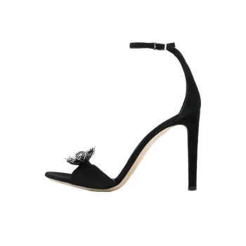 Giuseppe Zanotti/GZ Phoebe Nuit Strap Sandals 10.5cm Women's Black