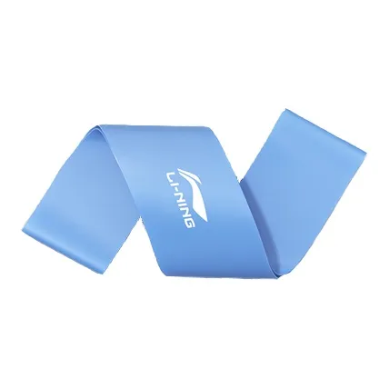 LiNing Resistance Bands Latex Women's 60cm*5cm*0.5mm Haze Blue