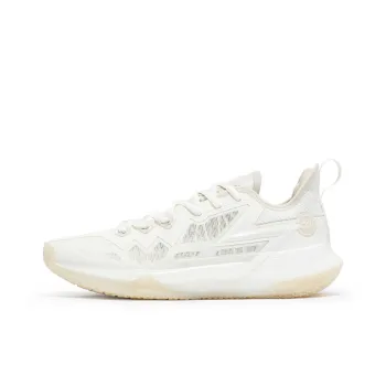 361° Big 3 Future Miro Cushioning Anti Slip And Wear Resistant Low Top Basketball Shoes Men's Feather White