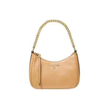 MICHAEL KORS Jet Set Charm Leather One Shoulder Handbags Small Size Women's Light Peanut