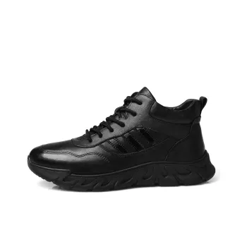 Strongman 3515 Winter Men's Shoes Thickened And Fleece-Lined Wool Shoes Casual Leather Shoes Trendy