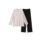 Men's, Light Gray Black Stripes
