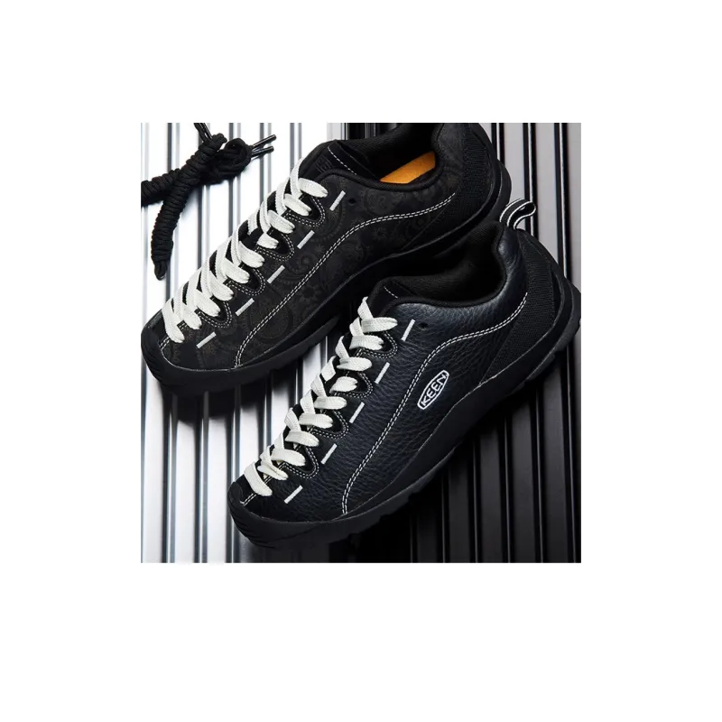 KEEN Jasper Cushioning, Wear Resistant Low Top Outdoor Shoes Men's Black-4